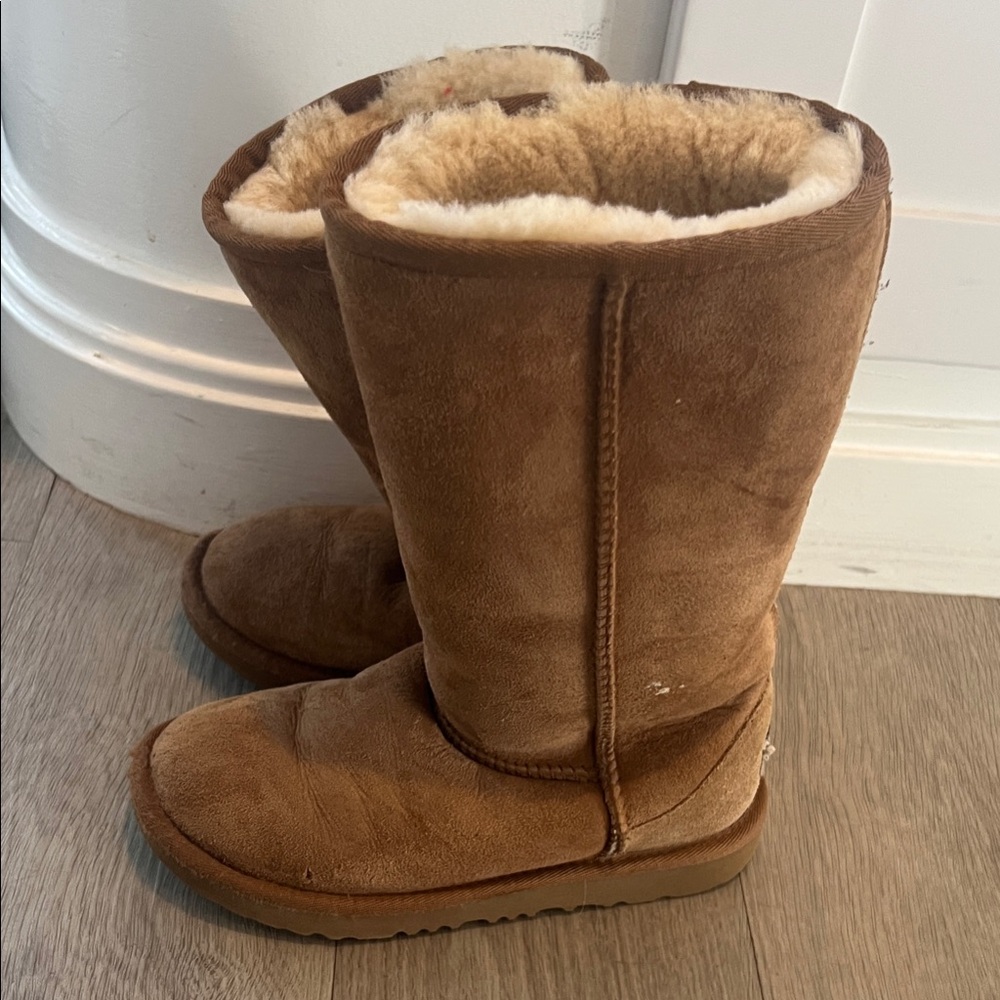 UGG Tan Shearling Lined Boots